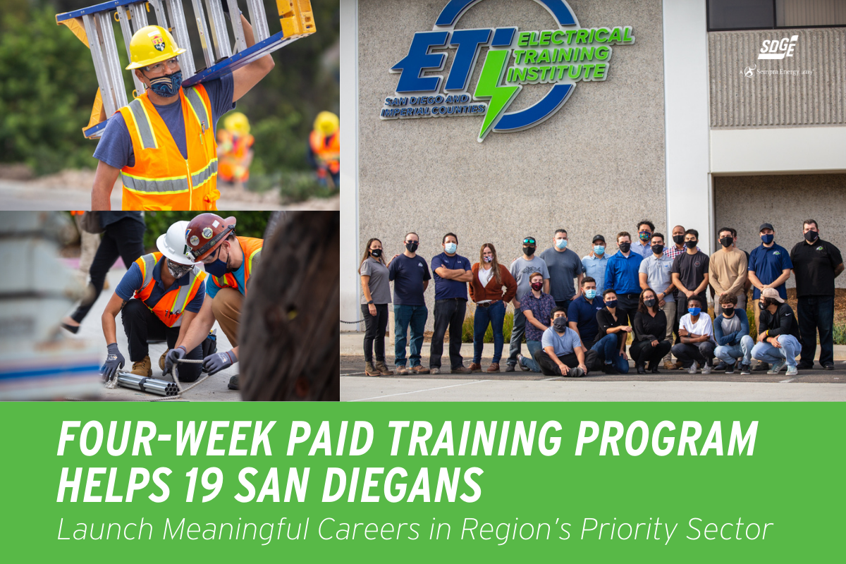Four Week Paid Training Program Helps 19 San Diegans Launch Meaningful 